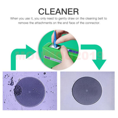 10pcs Fiber Optic Cassette Cleaner for LC/SC/FC/ST Connector Fiber Optic Box - Picture 6 of 12