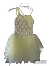 Revolution Ballet Tutu Yellow Dress Size LC