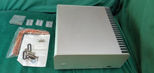 Streacom FC8WS ALPHA argent sans ventilateur HTPC aluminium PC châssis ordinateur boîtier AM5 - Photo 5/6