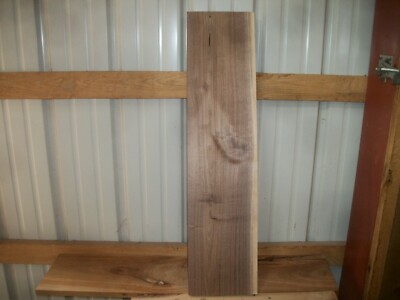 1 PC WALNUT LUMBER WOOD KILN DRIED BOARD 33 5/8''X 8 1/8''X 7/8'' LOT 242A FLAT