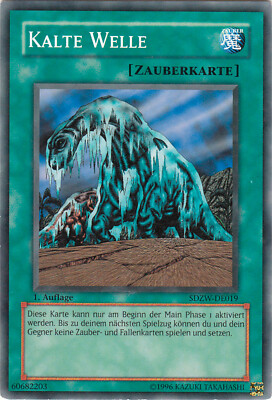 YU-GI-OH, KALTE WELLE, C, SDZW-DE019, 1. Auflage