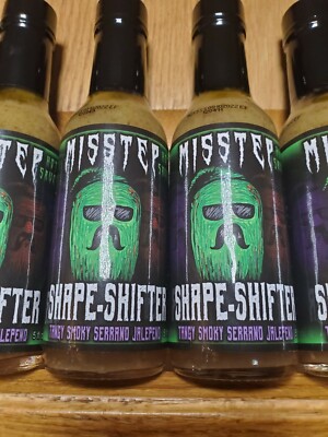 *RARE* SMOKED SERRANO PEPPER   HOT SAUCE CASE 12 BOTTLES RARE by MISSTEP