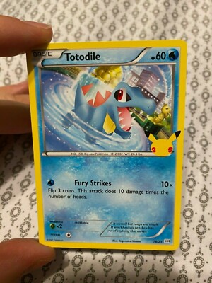 totodile pokemon card mcdonalds - - 25th Anniversary Collection - Water Rarity Pokemon TCG 25th Anniversary McDonalds