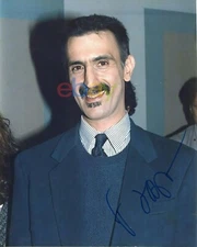 FRANK ZAPPA Autographed 8X10 Candid Color Photo reprint !