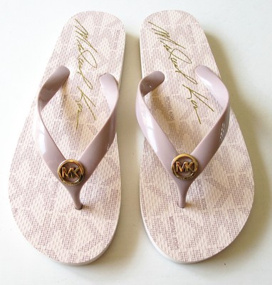 michael kors rubber flip flops