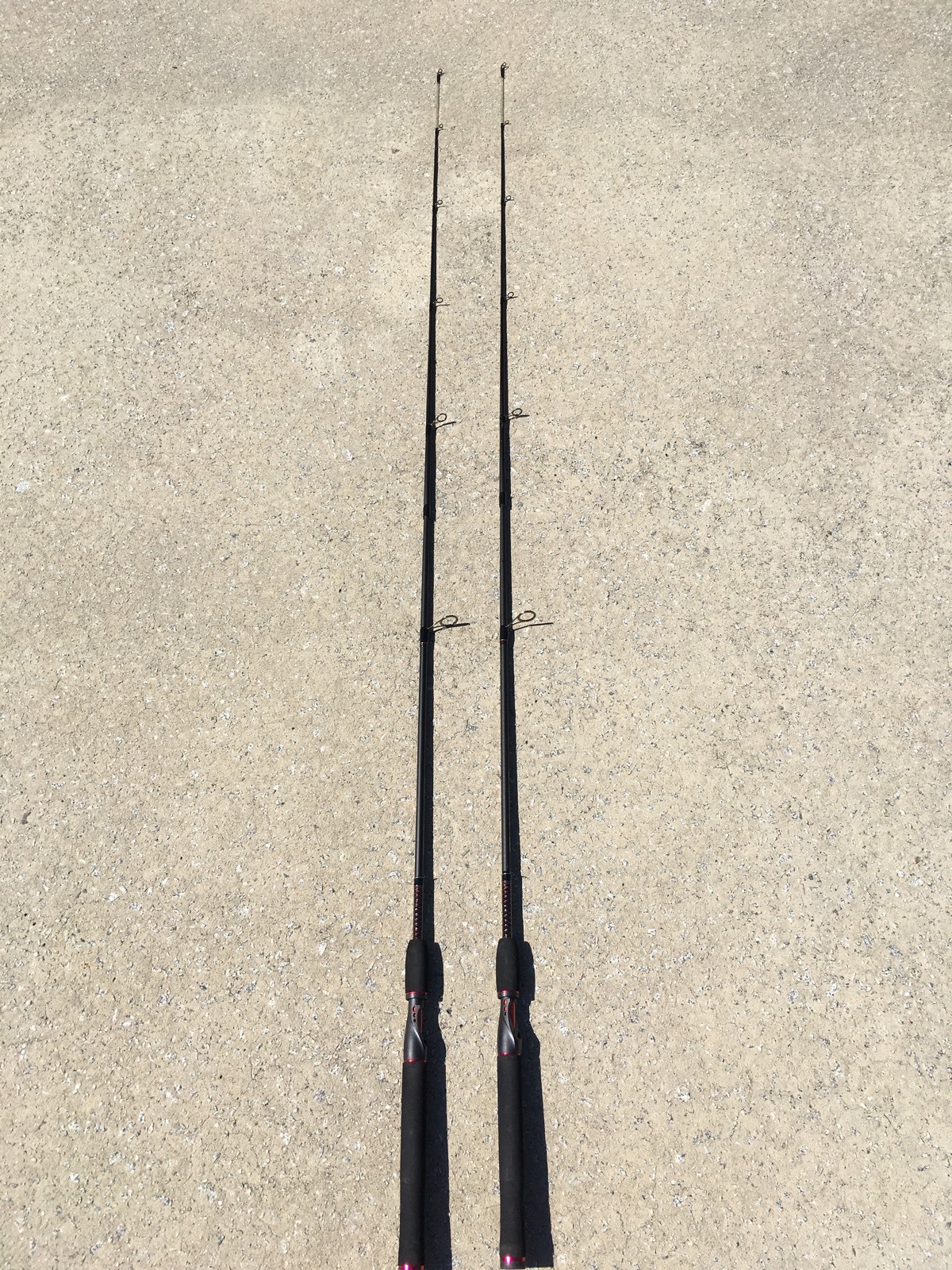 2 Shakespeare GX2 Ugly Stik 6'6 Medium Action Spinning Rods U