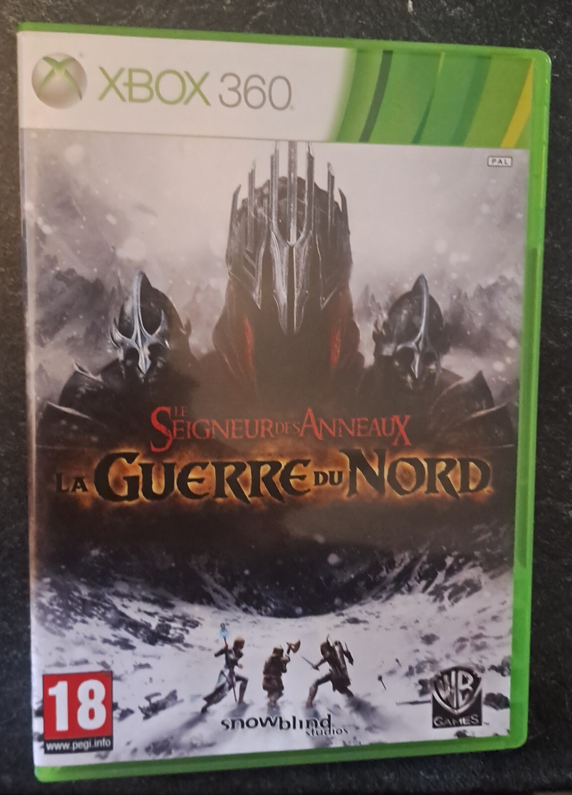 Xbox 360 Le Seigneur des anneaux La guerre du Nord jeux video Microsoft