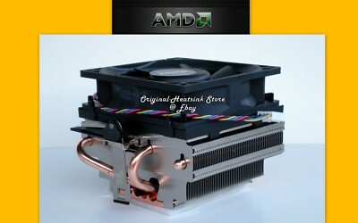 AMD PHENOM I & II QUAD CORE & FX PROCESSOR HEATSINK WITH FAN - 3'' TALL - NEW