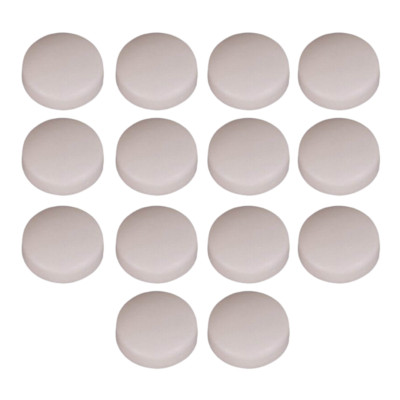 RV Designer H601 Screw Covers - White, Pack of 14