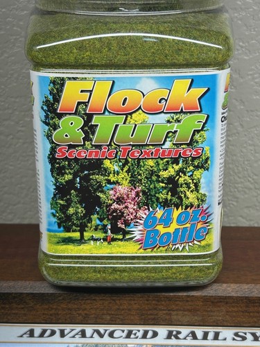 SUMMER LAWN BLEND - FLOCK & TURF FOLIAGE 64oz - BLEND- ALL Scale SCENERY NEW