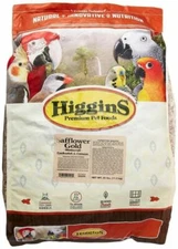 Higgins 466125 Safflower Gold Natural Food For Conure/Cockatiel, 25-Pound 