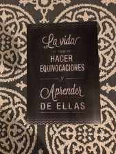 U Inspire Laminated Spanish Motivational Poster  La vida / Aprender - NEW