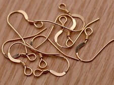 14K Gold Filled Earring Hooks – Fish/French/Ball End Styles | 1, 10, 50 pairs