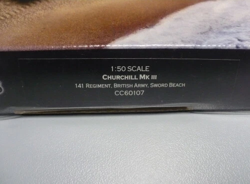 CARRO ARMATO CHURCHILL MKIII CORGI LEGEDS SCALA 1:50 - Rif.CC60107 - Immagine 3 di 3