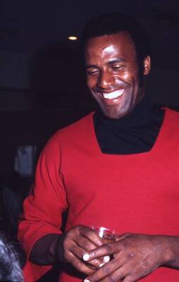 Fred Williamson attends an event in April 1971 1971 Old Photo