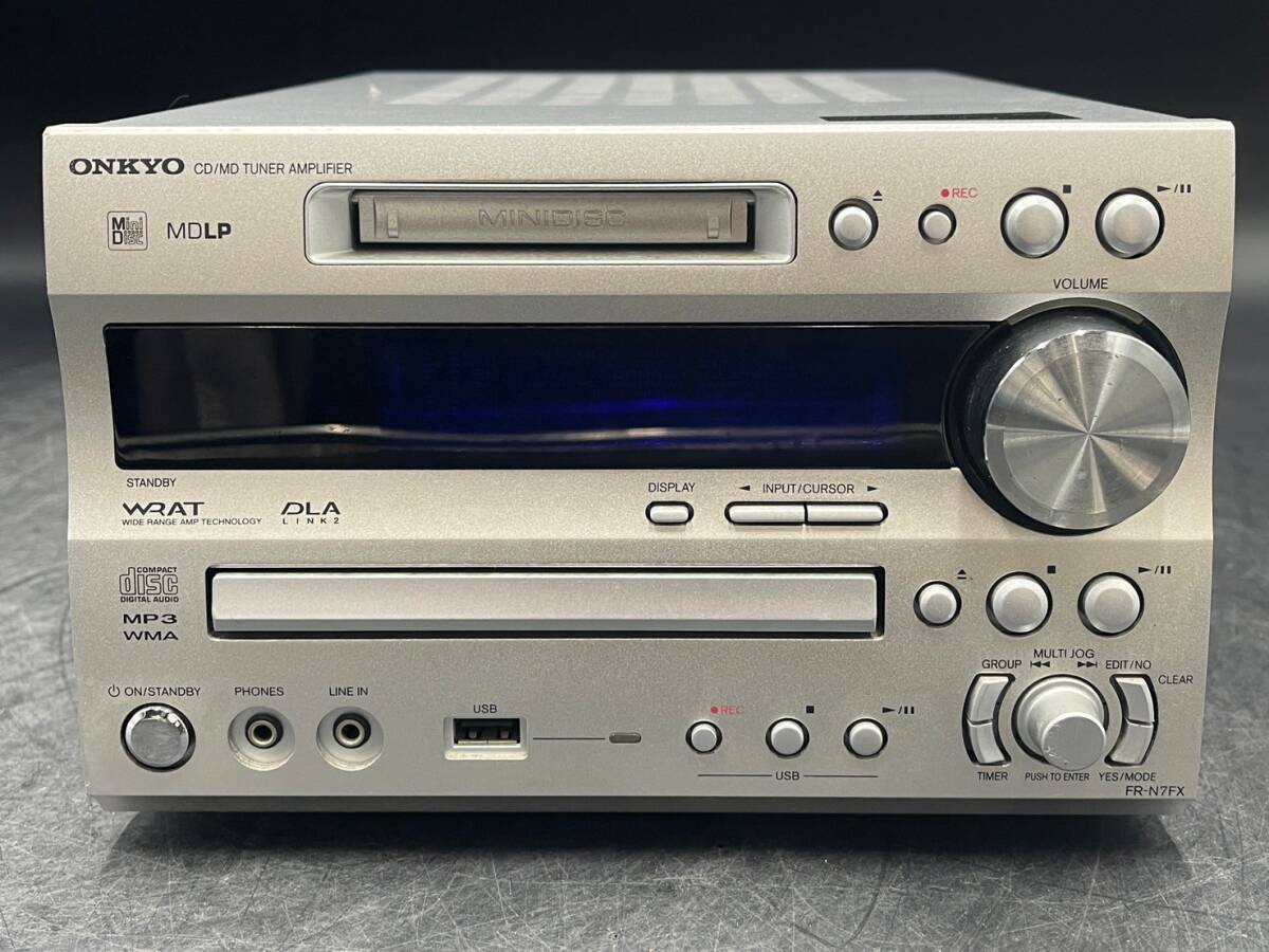 ONKYO FR-N7FX CD MD Recorder Compact Disk Silver AC100V