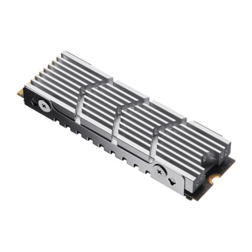 M.2 2280 Heat Sink Aluminum Alloy SSD Cooler for PS5 Game Console (Silver) - Bild 2 von 8