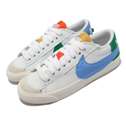 Nike Wmns Blazer Low 77 Jumbo Mismatch White Multi Women Casual Shoes Dq1470 100 Ebay