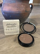 NEW IN BOX PHILOSOPHY DIVINE ILLUMINATION AGELESS SKIN LUMINIZER POWDER DEEP