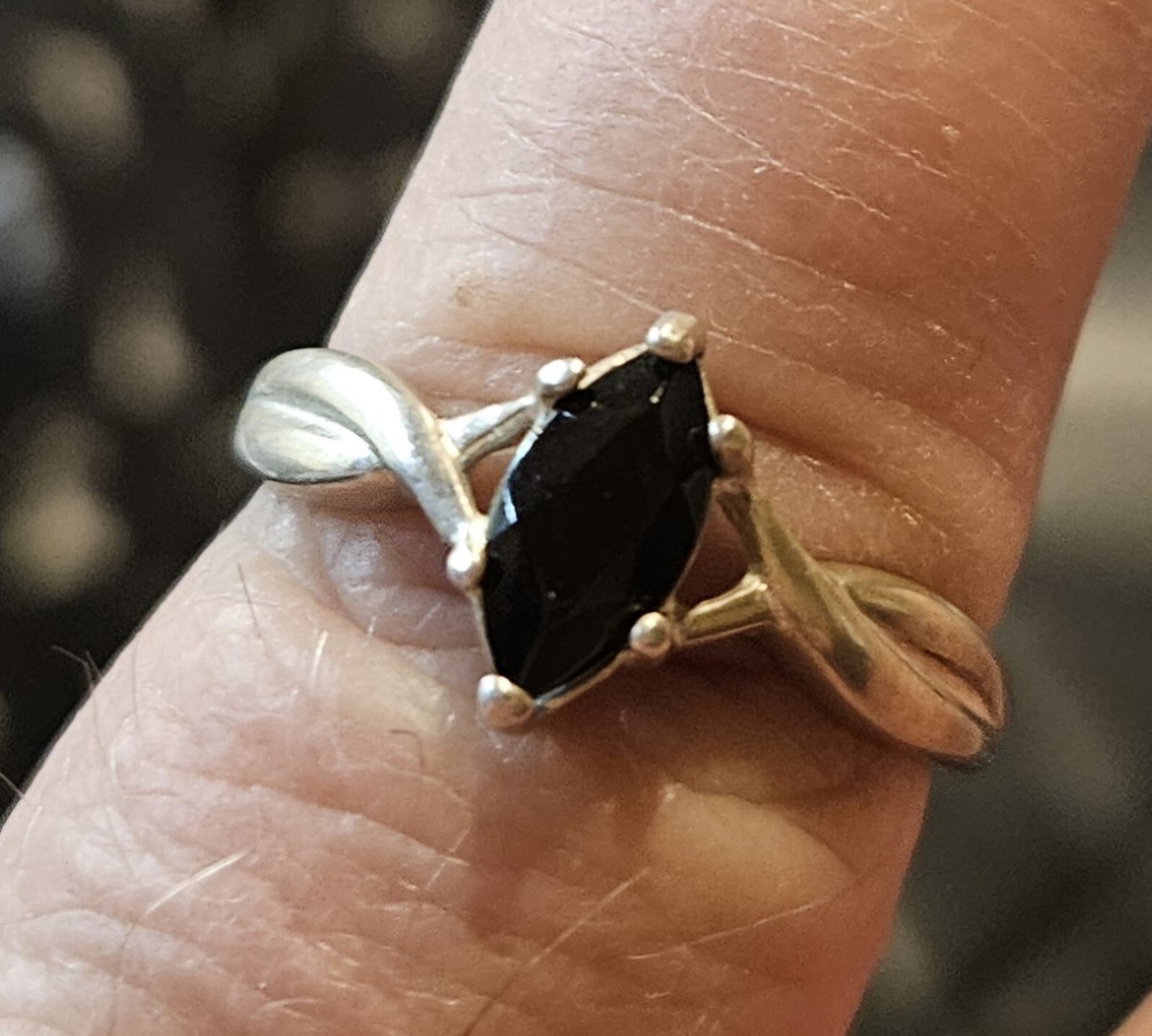 Beautiful Vintage Avon Silver 925 Black Onyx Ring | eBay