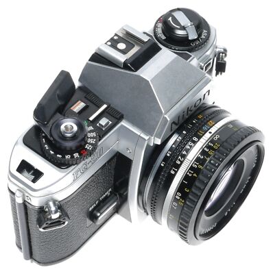 Nikon FG-20 35mm SLR Camera Lens Nikkor 1.8/50 Lens | eBay UK