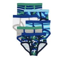 Wonder Nation Toddler Boys Briefs, 6-Pack, Sizes 2T-3T, 100% Cotton (2 packages)