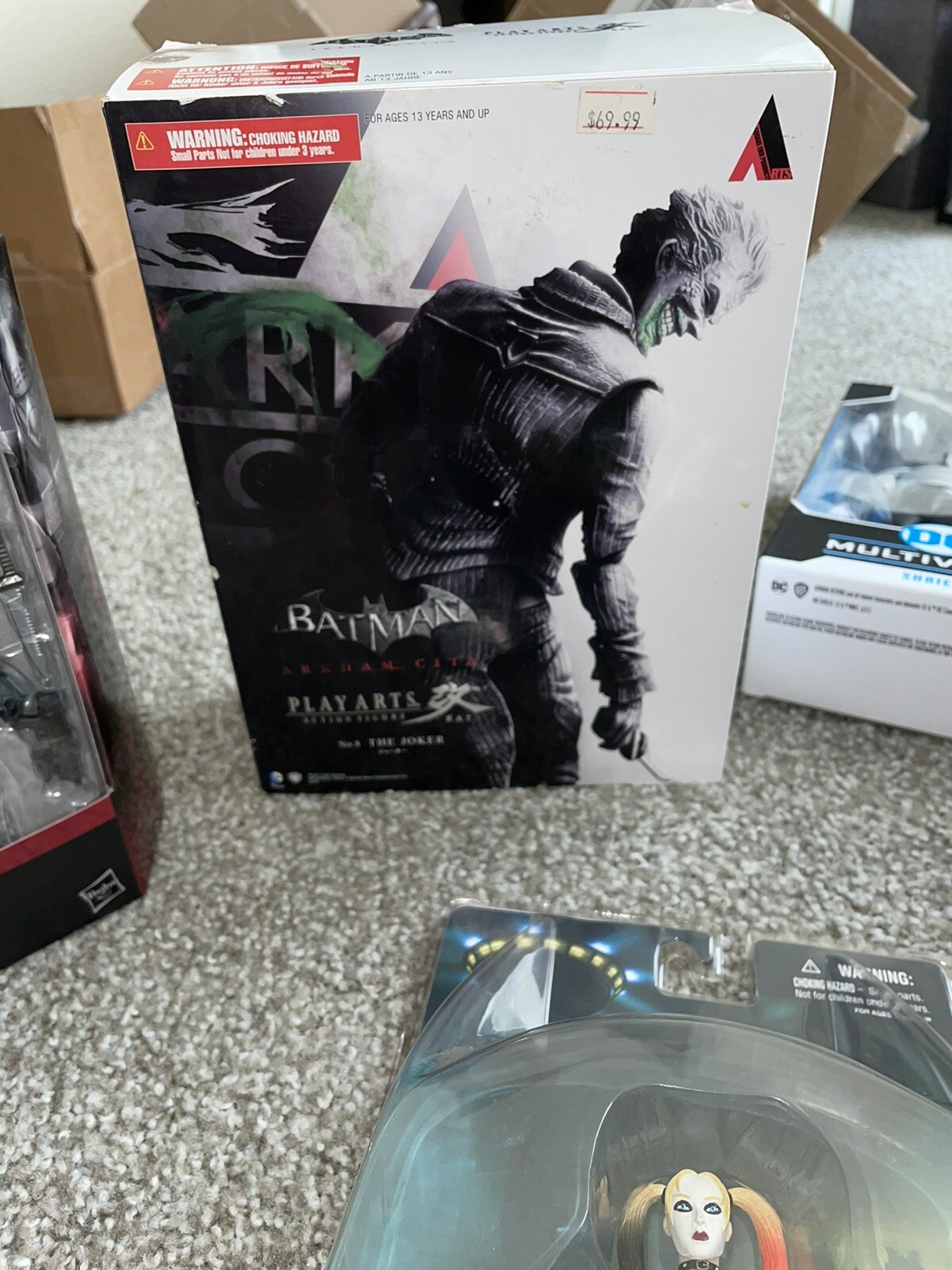 Square Enix Batman Arkham City: Play Arts Kai The Joker Action Figure With Box