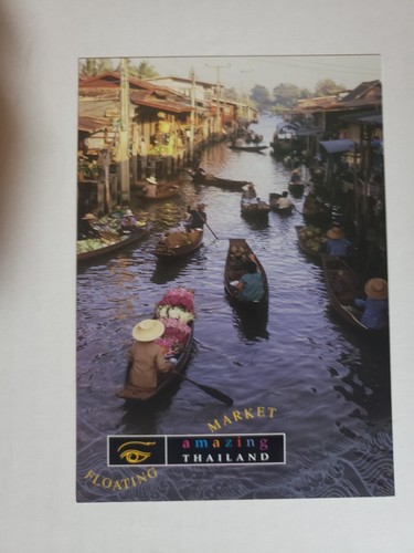 LOT OF 8 SPECIAL SELECTED VINTAGE POSTCARDS FROM AMAZING THAILAND YEAR 1998-1999 - Picture 5 of 9