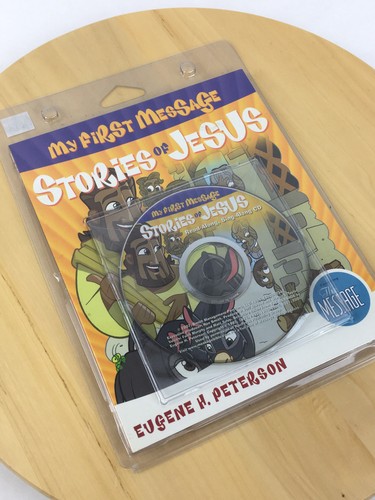 My First Message Stories of Jesus Read Along Sing Along Book & CD 2007 - NEW - Foto 4 di 4