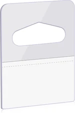 Prudiut 1000 Pcs Hang Tabs Slot Hole Hang Tags Self-Adhesive Hanging Tabs Heavy