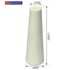 Ceramic Sandblaster Shaping Nozzle Tip - #2 .  Premium Grade: Various Sizes