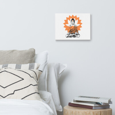 Canvas Meditation Buddha