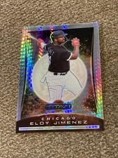 Eloy Jimenez 2020 Panini Chronicles Titan Hyper Prizm SP #d 1/299 1st On Print