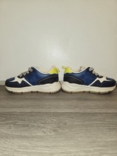 OshKosh B'Gosh-Ezra-B-Blue/white Pull On & Go Tennis Shoes-Toddler Size:8-EUC