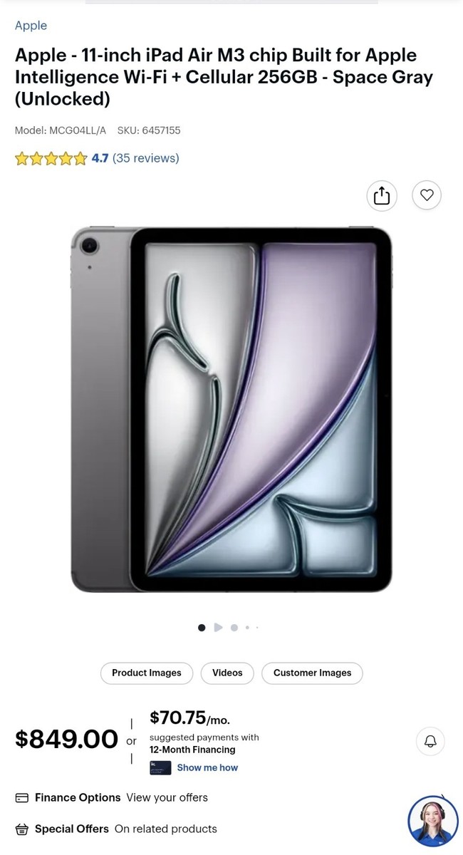 iPad本体 iPad Air Wi-Fi 2025 M3 256GB Amazon.com: Apple iPad Air, 2025 with M3 Chip (11-inch, Wi