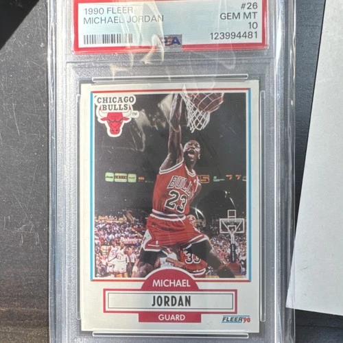Jordan 1990 Fleer Base Set Jordan #26