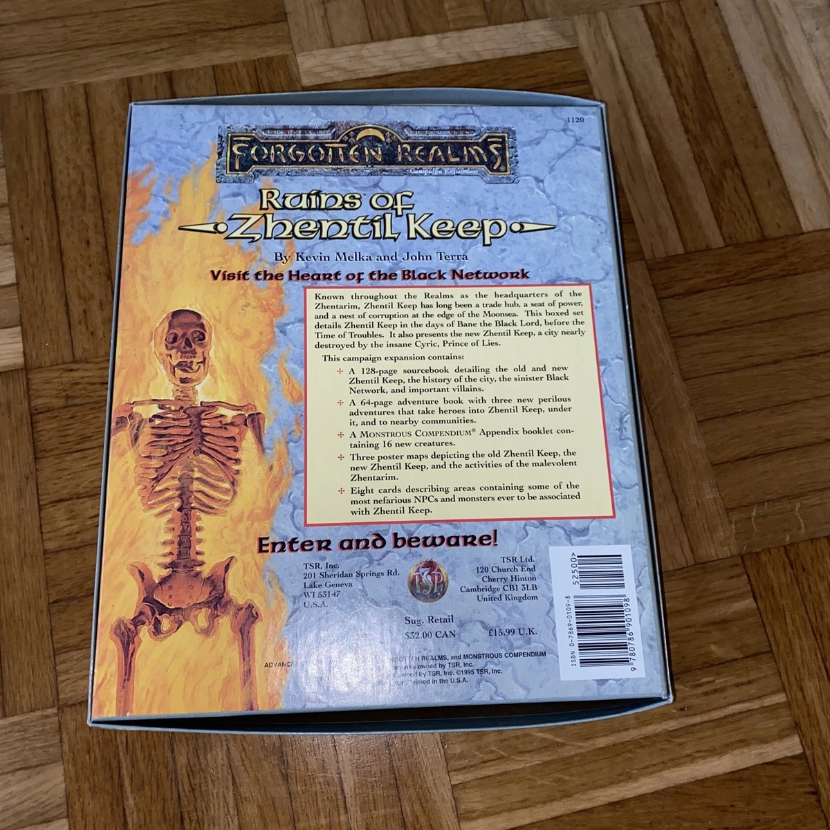 Advanced Dungeons & Dragons Forgotten Realms - Ruins of Zhentil Keep Box 