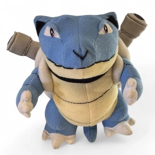 Pokemon Blastoise Plush Doll Toy Official Nintendo 1999 Play by Play 6" Vintage