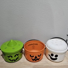 Original Vintage 1986 McDonald's Halloween Happy Meal Boo Buckets