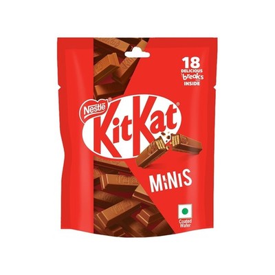Nestle KitKat Minis Choco Coated Wafer Bar 118G - FREE DELIVERY 7-10 DAYS