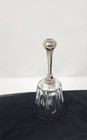 Vintage Leonard Signed Crystal Dinner Bell with Silverplate Handle Made in Italy — photo 5