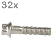 32 wheel bolts M7x32 stainless steel for BBS Rial Schmidt O.Z. Dynatech Carline F