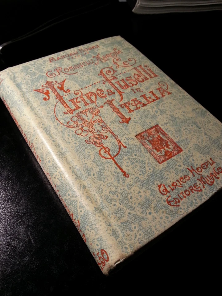 Manuale Hoepli " Trine a Fuselli in Italia "Giacinta Romanelli Milano 1902 - Immagine 2 di 4