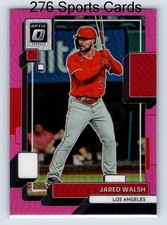 Jared Walsh 2022 Donruss Optic #150 Pink Prizm Los Angeles Angels