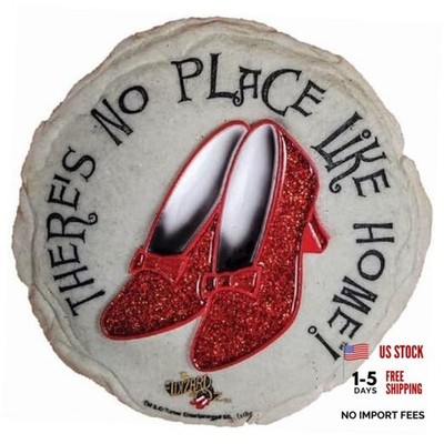 Ruby Slippers Stepping Stone - Wizard of Oz Decorative Garden Stone for Yard,