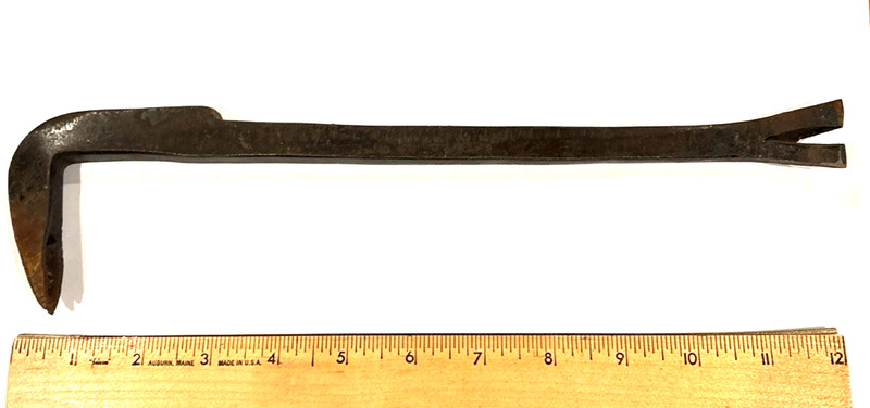 ANTIQUE Diamond Cats Paw Double Ended Nail Puller 12"
