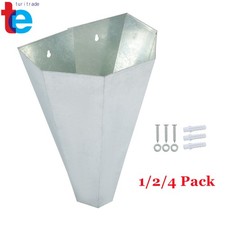 1/2/4 Pack Medium Poultry Restraining Flat Back Design Funnel Cone For Chicken