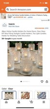 43 Pack Glass Candle Holders