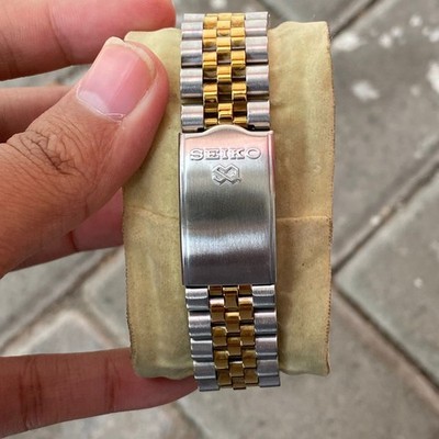 Rare Seiko Quartz SQ President Silver Dial 5Y23-8A60 Day Date