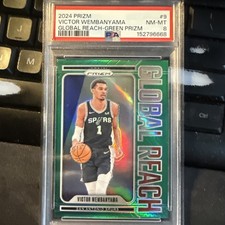 2024-25 Panini Prizm - Global Reach Victor Wembanyama #9 Green Prizm